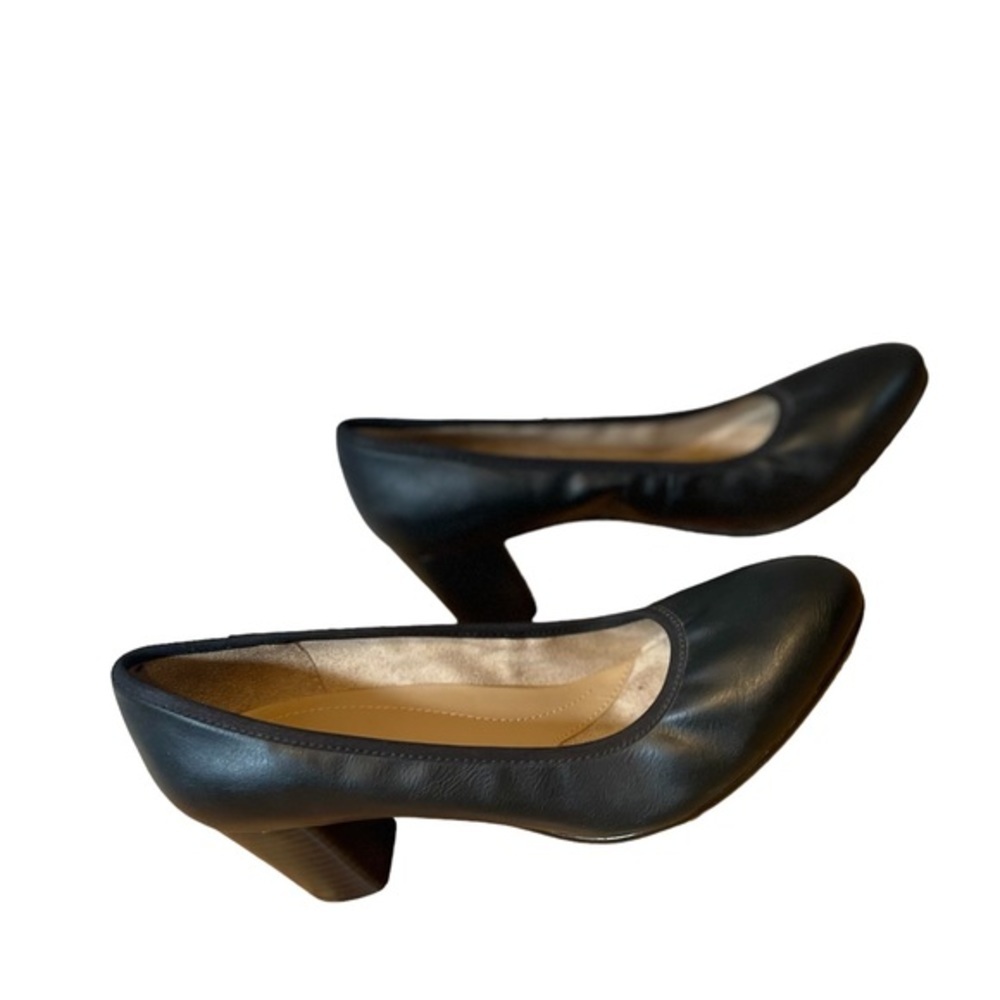 Naturalizer Vegan Leather Naomi Ballet Block Heels, Sold out on QVC,  Size 7.5 - Picture 5 of 10